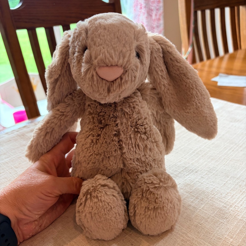 Jellycat London Bashful Bunny Beige Plush Stuffed Animal Medium 12 Inch Rabbit
